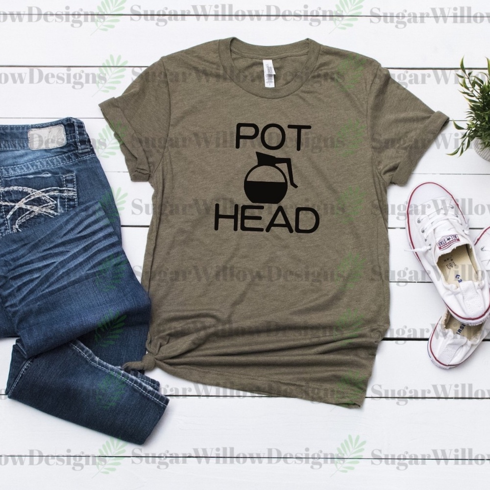Pot Head - Coffee Short Sleeve Tee